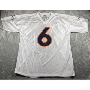 Jay Cutler Denver Broncos Jersey Mens XL White Navy Orange #6 NFL Players